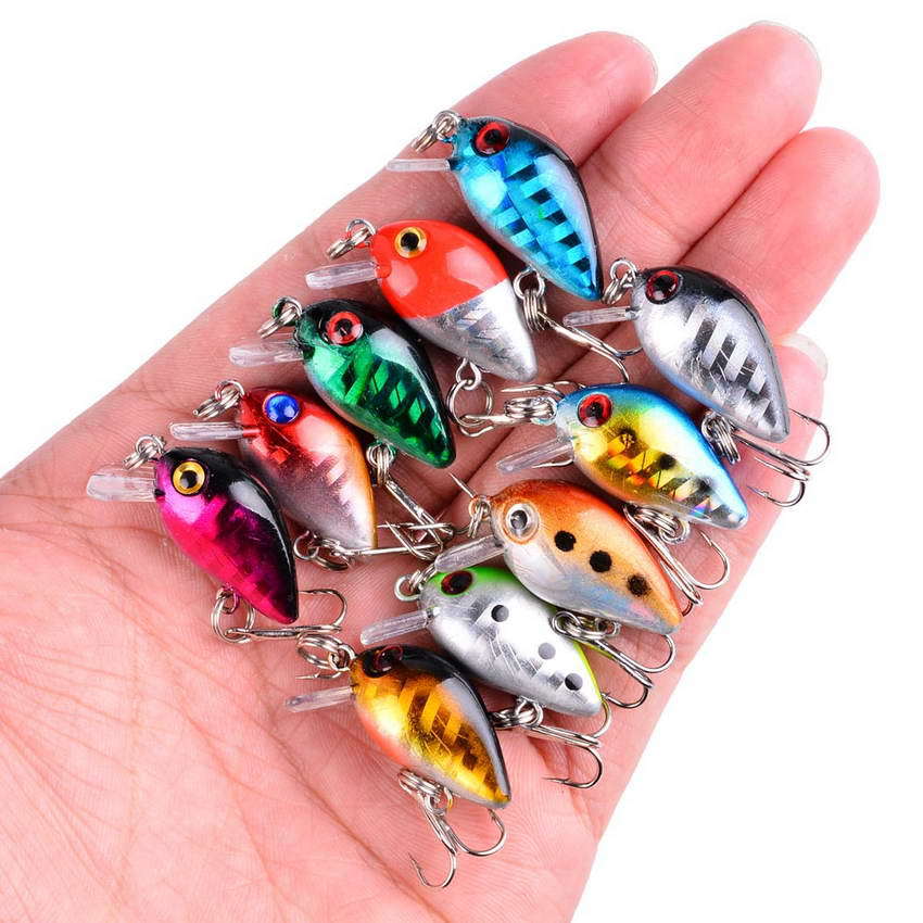 Fishing Lure Crankbait - Balıkçılık Cazibesi Küçük Minnow Mini Wobble