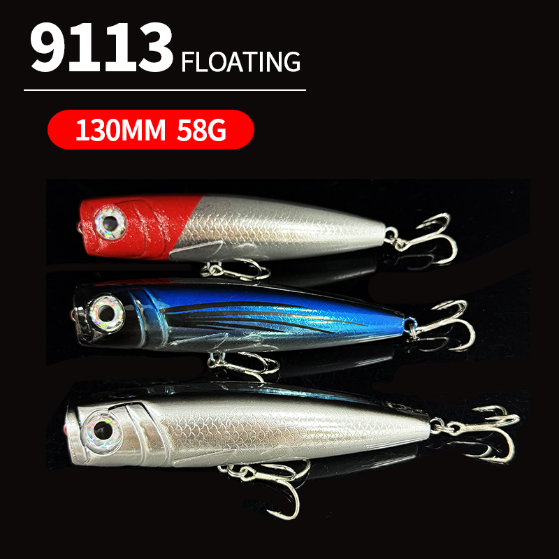 130mm 58g büyük Popper balıkçı - Fishing Lure Jerkbait incelemesi ve fiyatı