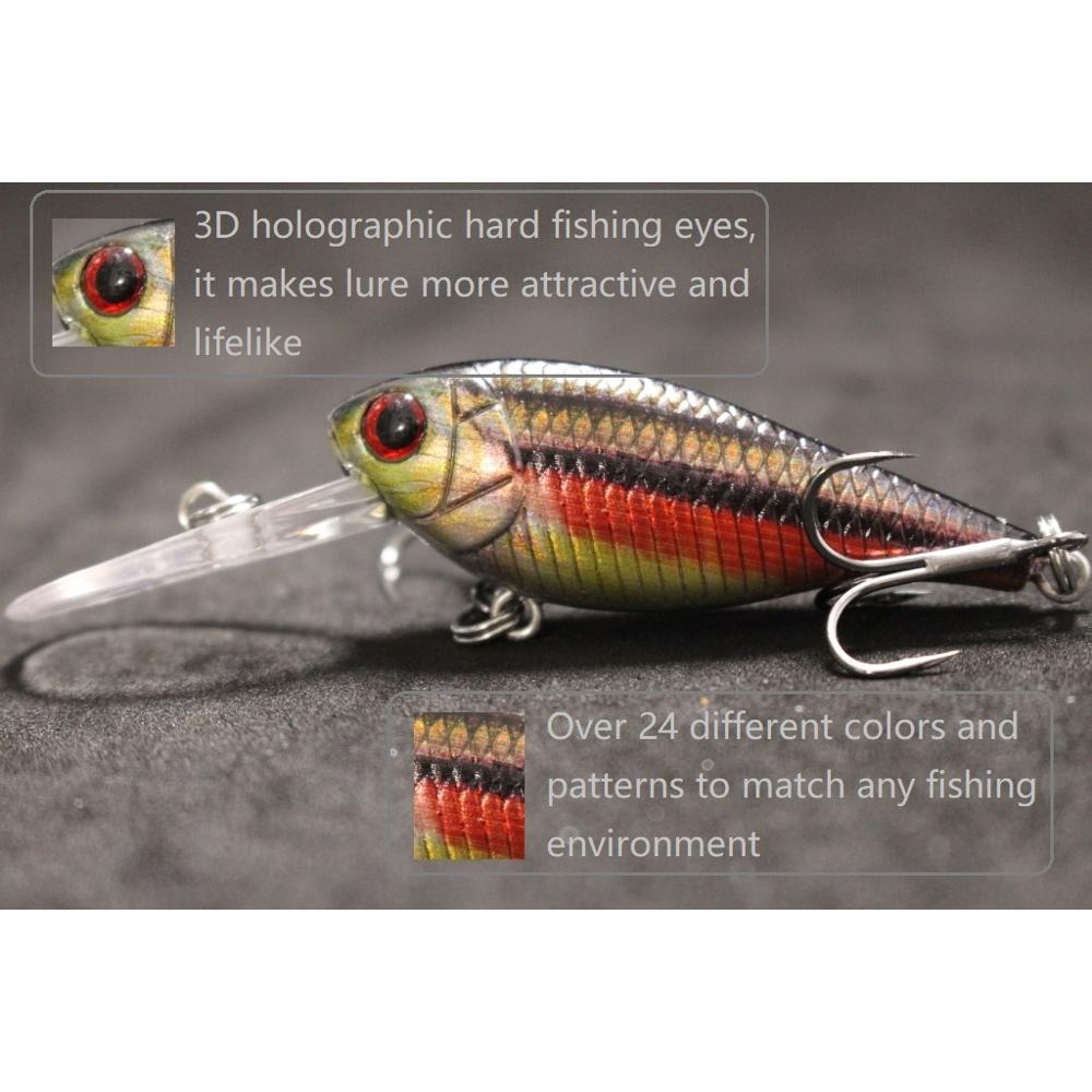 WLure Lure balıkçılık cazibesi - Fishing Lure Crankbait incelemesi ve fiyatı